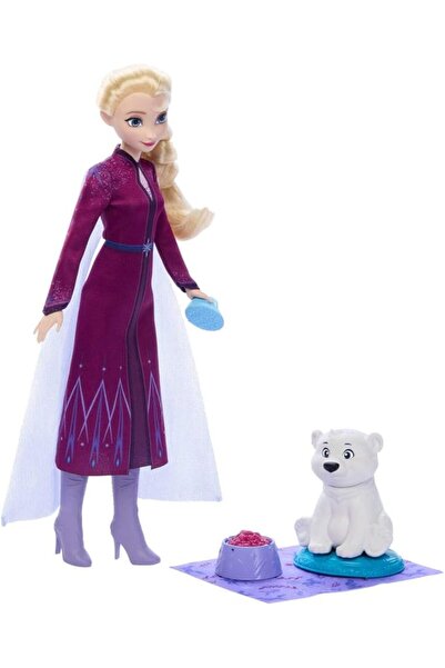 STOREMAX snShop Karlar Ülkesi Elsa Bebek ve Yavru Ayıcık Figürü, ayıcığın yat...