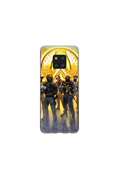 Atlas Husa personalizata si Folie de Silicon Huawei Mate 20, Counter Strike, ...