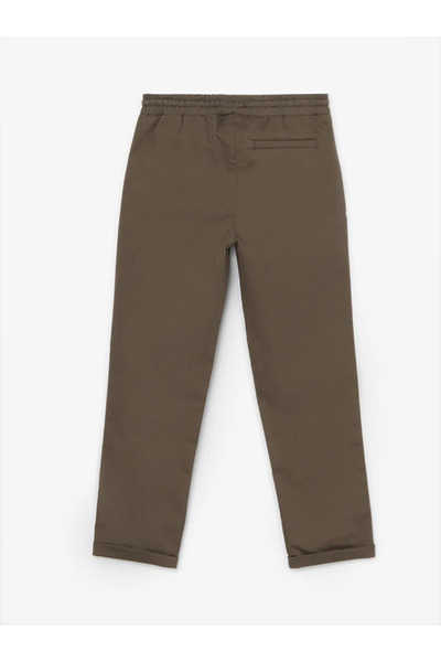 LC Waikiki Lcw eco brown elastic waist boys' trousers