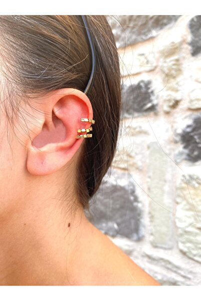 milayk حلقة أذن دوارة من الذهب من دوين دوين