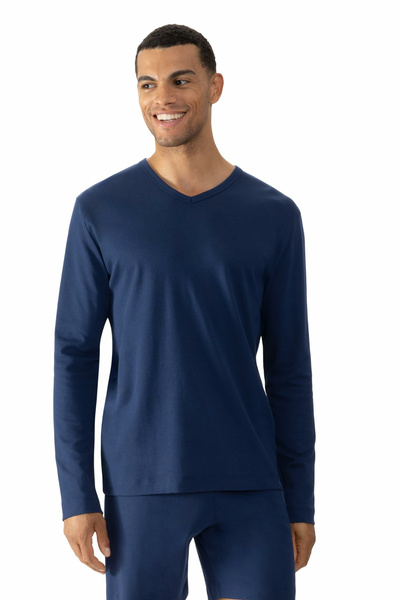 MEY V-Kragen Langarmshirt für Herren