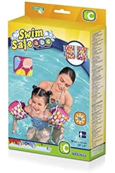 STOREMAX Sellbuyst Swim Safe Abc Aquastar Fabric Inflatable Armband Floaties S/M Trendy 266450