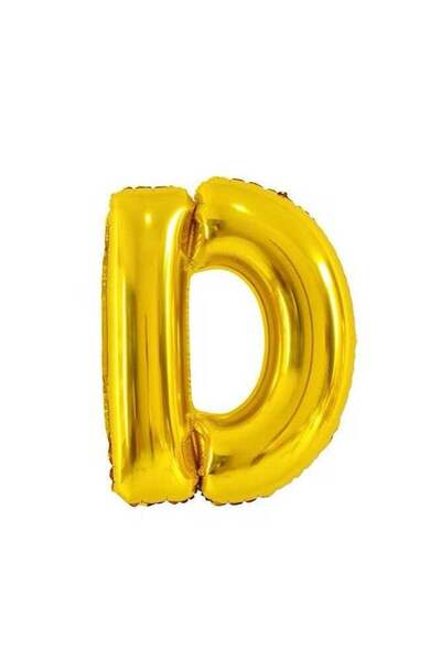 Generic Letter D Foil Balloon – Large 40 Inch – Gold