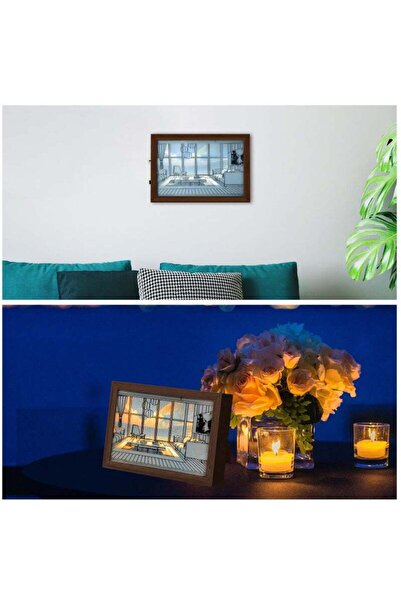 COOYA LED Light Painting, 3 Lighting Modes ,USB Powered ,Switchable Pictures, Touch Switch