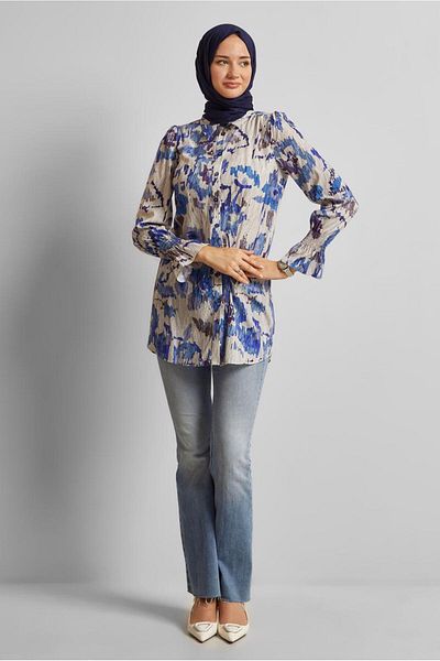 Alvina Patterned Tunic 45748