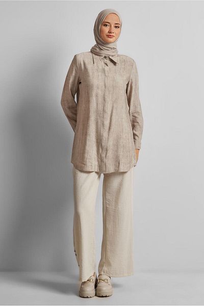 Alvina Shirt Collar Tunic 45764