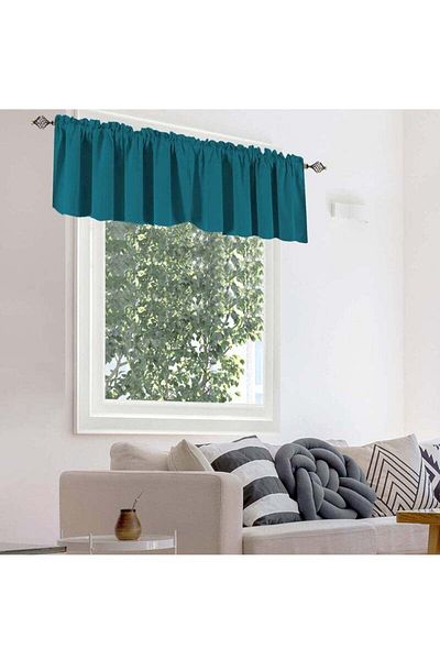 COOYA Blackout Valance Curtains，Quality fabric，Soft，Easy To Use,Machine washable ,57W x 18L