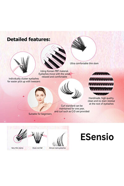 ESensio Lash Studio 300R – Set Profesional 3D Gene Tip Smoc Refill Kit