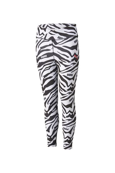 Puma Sustainable Clothing Modern Sports 7 8 AOP Tights G - White