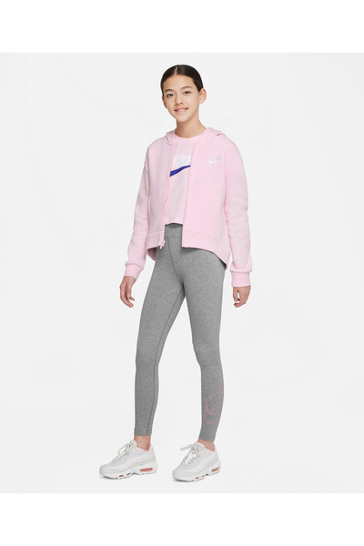 Nike Essential Futura Leggings - Carbon Heather