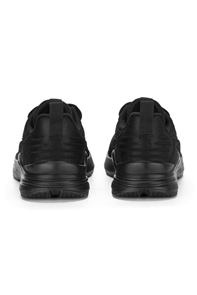 Puma Wired Run Pure SoftFoam+ Lace Up Sneakers - Black/Shadow Gray