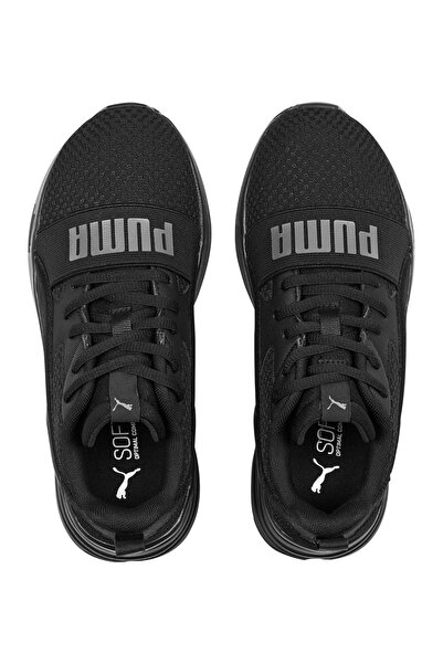 Puma Wired Run Pure SoftFoam+ Lace Up Sneakers - Black/Shadow Gray