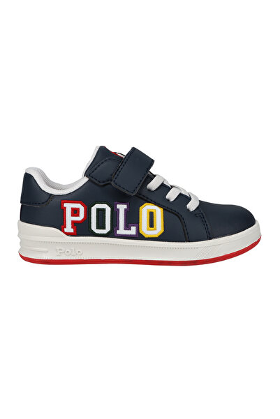 Polo Ralph Lauren Heritage Court II Graphic PS Sneakers - Navy / Red