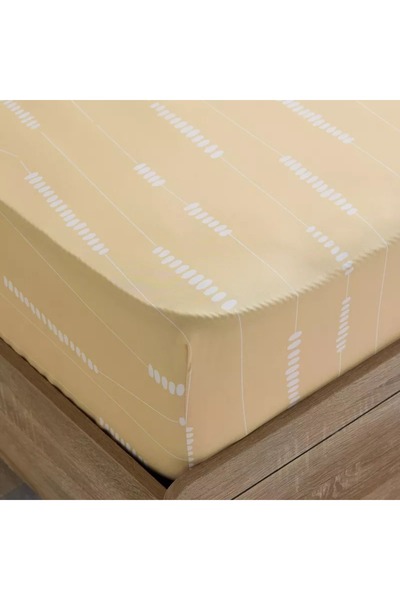 Home Box Joy Slumber Poppin Twin Microfibre Fitted Sheet - 120x200+25 cm