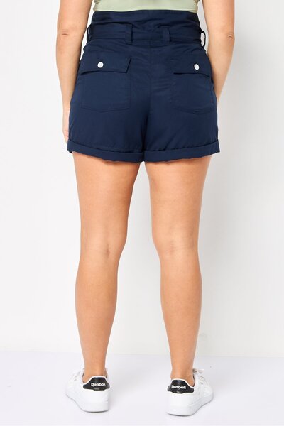 Tommy Jeans Women Solid Basic Shorts, Navy