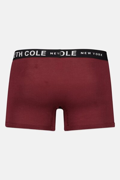 Kenneth Cole Men 2 Pack Brand Logo Trunks, Multicolor