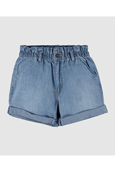 Levi's ® High Rise Scrunchie Shorts-Blue