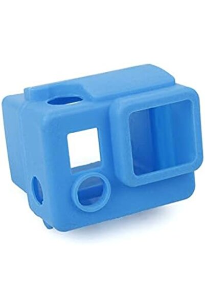 O Ozone Silicone Gel Protective Case Cover For GoPro HD Hero 3 / Hero 3+ Camera accessories -Blue