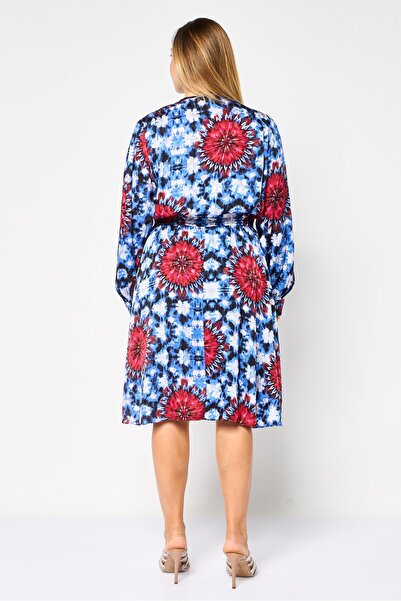 Desigual Women Abstract Print Midi Dress, Multicolor