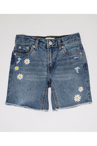 Levi's ® Low Pitch Midi Shorts-Blue
