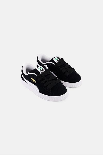 Puma Kids Boy Suede Xl Ps Lace Up Outdoor Shoes, Black