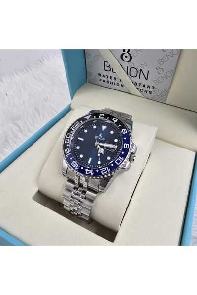 benon Men's watch from the Benon brand with a silver strap