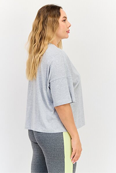 Puma Women Sportswear Fit Short Sleeve Outdoor Top, Grey