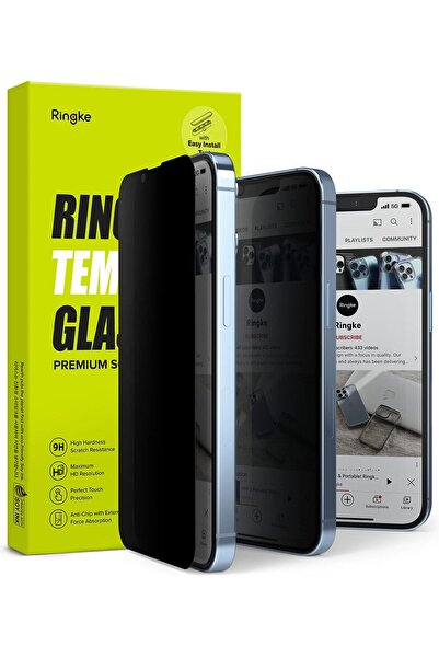 Ringke واقي شاشة iPhone 14 (6.1 بوصة) / 13 / 13 Pro | زجاج مقسّى للخصوصية