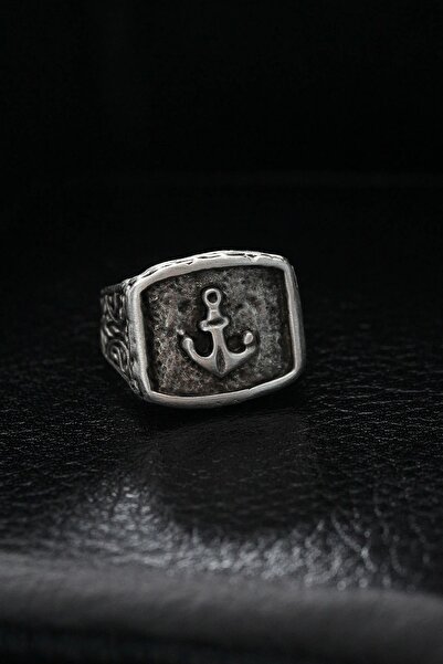 shopwave Adjustable Anchor Model Men's Ring
