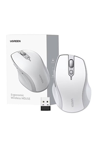 Ugreen Wireless mouse, UGREEN, 2.4G, USB, White