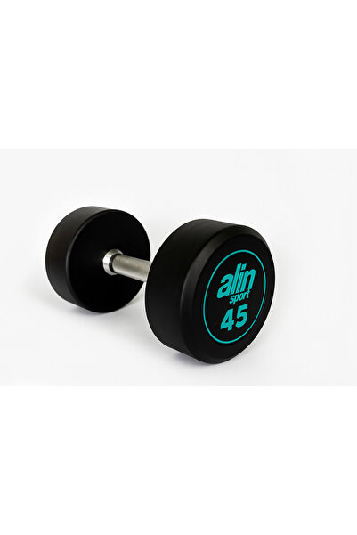 Genel Markalar ALİN Sport 45 KG Kauçuk Kaplı Profesyonel Olimpik DUMBBELL ( D...
