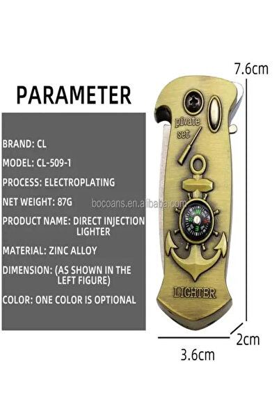 Genel Markalar Su geçirmez Jet bütan çakmak taşınabilir açık puro çakmak çok ...