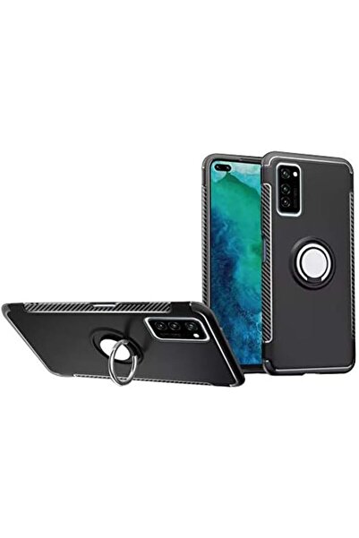 ozone جراب Honor View 30 / View 30 Pro، حلقة مغناطيسية تعمل باللمس، حامل دوار...