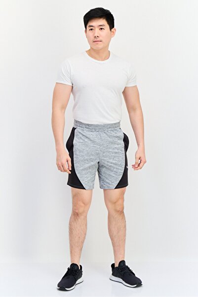 Puma Men Sportswear Fit Drawstring Outdoor Shorts, Heather Grey
