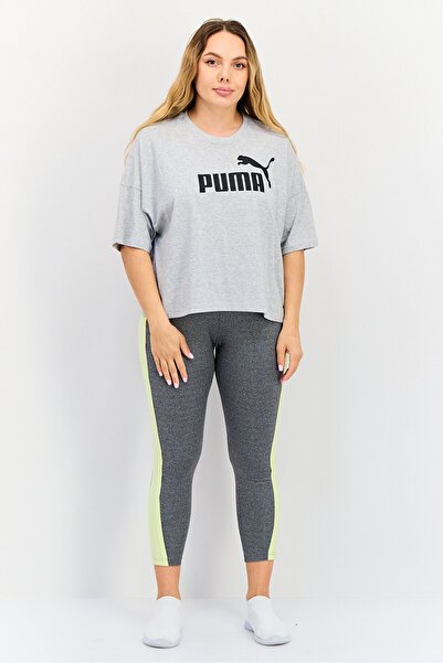 Puma Women Sportswear Fit Short Sleeve Outdoor Top, Grey