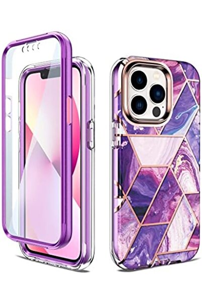 O Ozone جراب iPhone 13 Pro | جراب هاتف أنيق ورفيع مقاوم للصدمات من الرخام | ر...