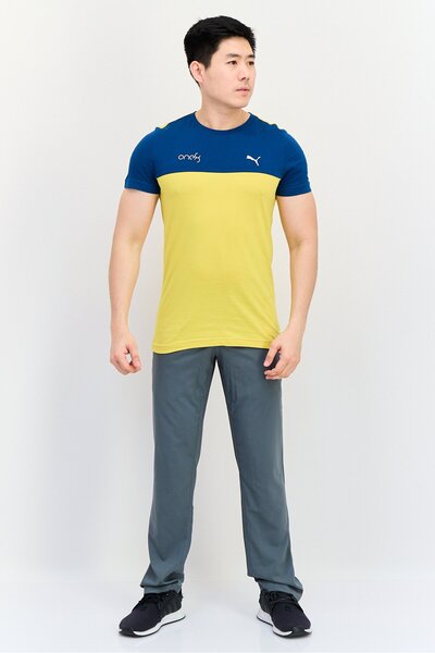 Puma x One8 Men Slim Fit Brand Logo Short Sleeves T-Shirt, Multicolor