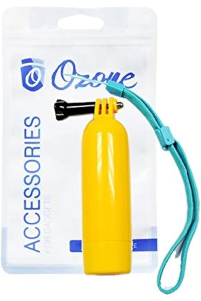 ozone مقبض O Floaty Bobber مع حزام وبرغي لكاميرات GoPro Hero 7 وHero 6 وHero 4 وHero 5 وSJCAM وYi Ac