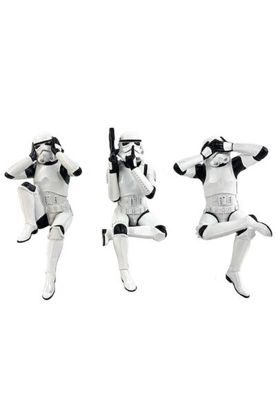 Nemesis Now Set de 3 figurine „Trei soldați de asalt înțelepți care stau jos”...