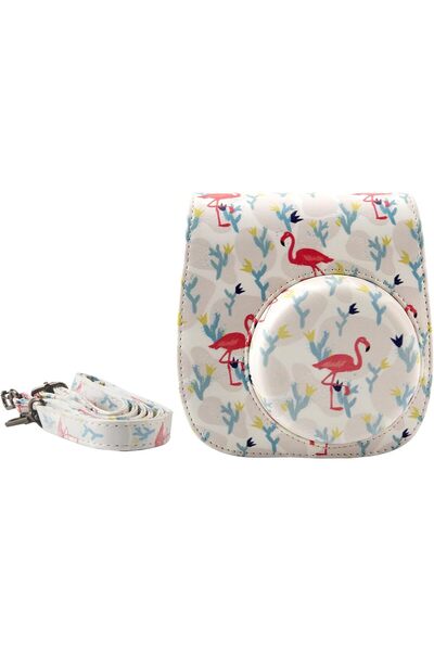 O Ozone حافظة كاميرا من الجلد الصناعي لكاميرا فوجي فيلم إنستاكس ميني 11 12 ال...