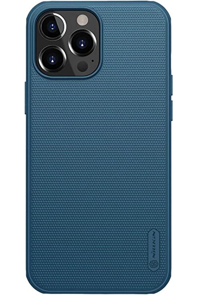 Nillkin غطاء خلفي صلب سوبر فروستيد شيلد برو لهاتف أبل آيفون 13 برو ماكس 6.7 بوصة أزرق