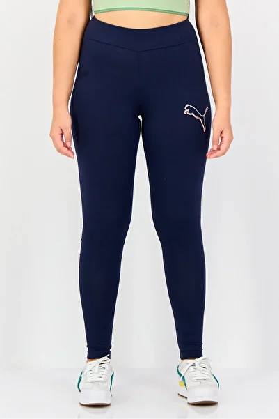 Puma Women Full Length Tight Fit Training Leggings, Navy