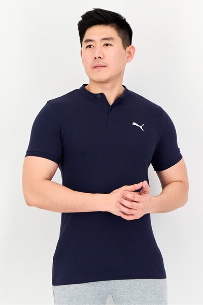 Puma Men Sportswear Fit Short Sleeve Outdoor T-Shirt, Navy