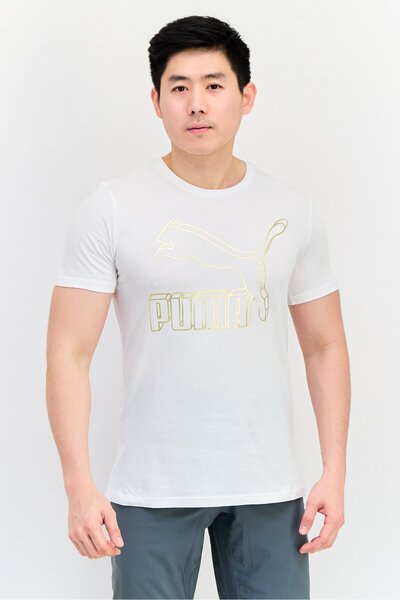 Puma Men Sportswear Fit Short Sleeve Outdoor T-Shirt, White