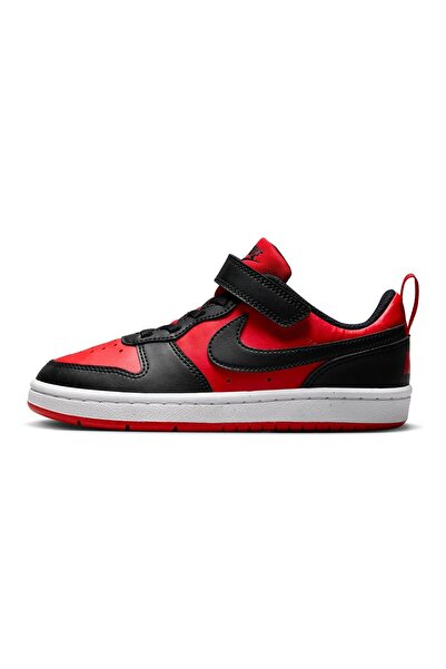 Nike حذاء Court Borough Low Recraft - أحمر/أسود/أبيض جامعي