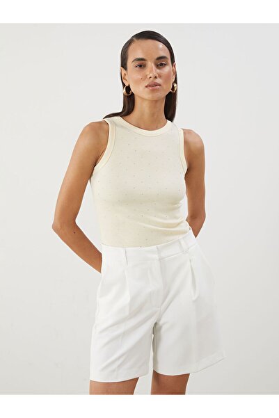 LC Waikiki Quality Parts from Celebi Store |   Crew Neck Stoned Women's Tank Top