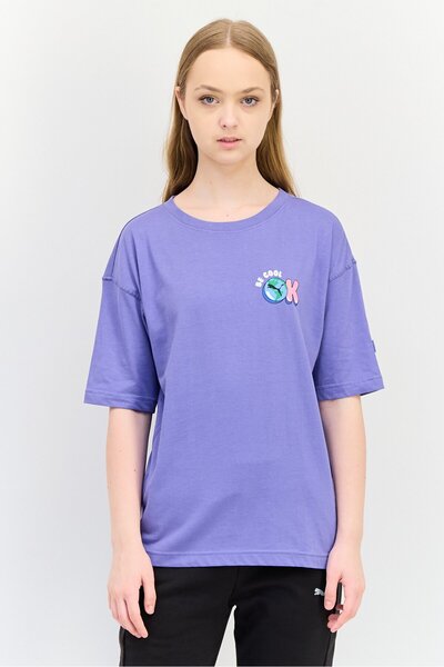 Puma Women Sportswear Fit Short Sleeve Outdoor T-shirt, Light Lavender