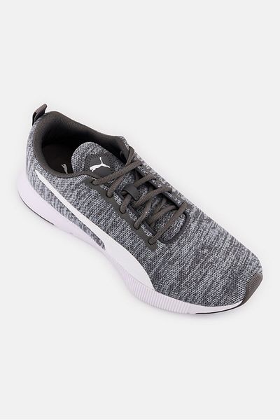 Puma Men Robust Knit Lace Up Running Shoes, Grey