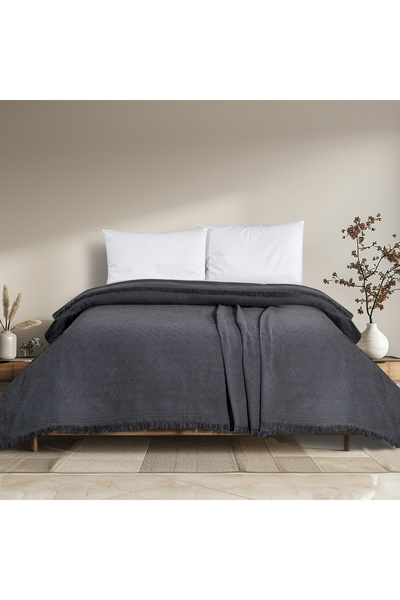 Schafer Home Zuma Double Pique 200X220 Cm-Anthracite