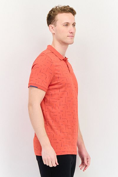 Puma x One8 Men Slim Fit Short Sleeve Outdoor Polo Shirt, Red